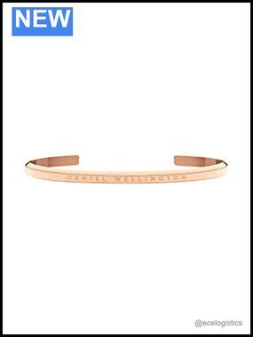 Rose Gold Cuff Bracelet 316L Stainless Steel Minimalist Bangle Large